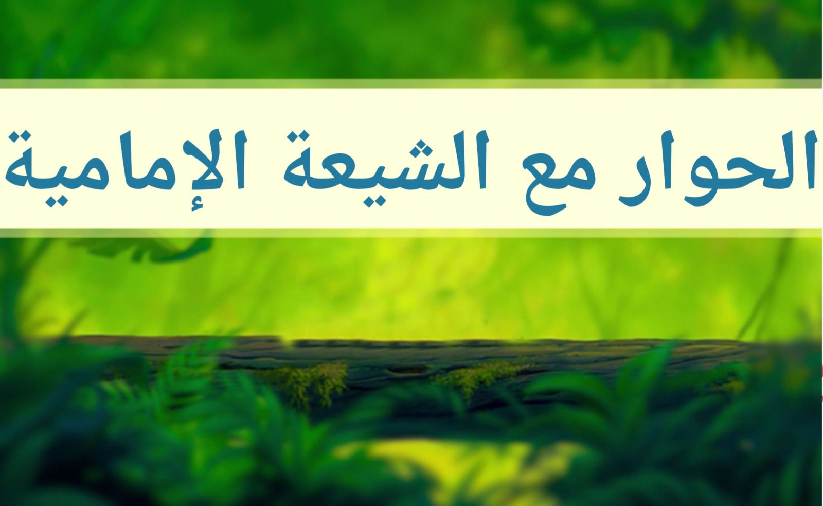 الحوار مع الشيعة الإمامية