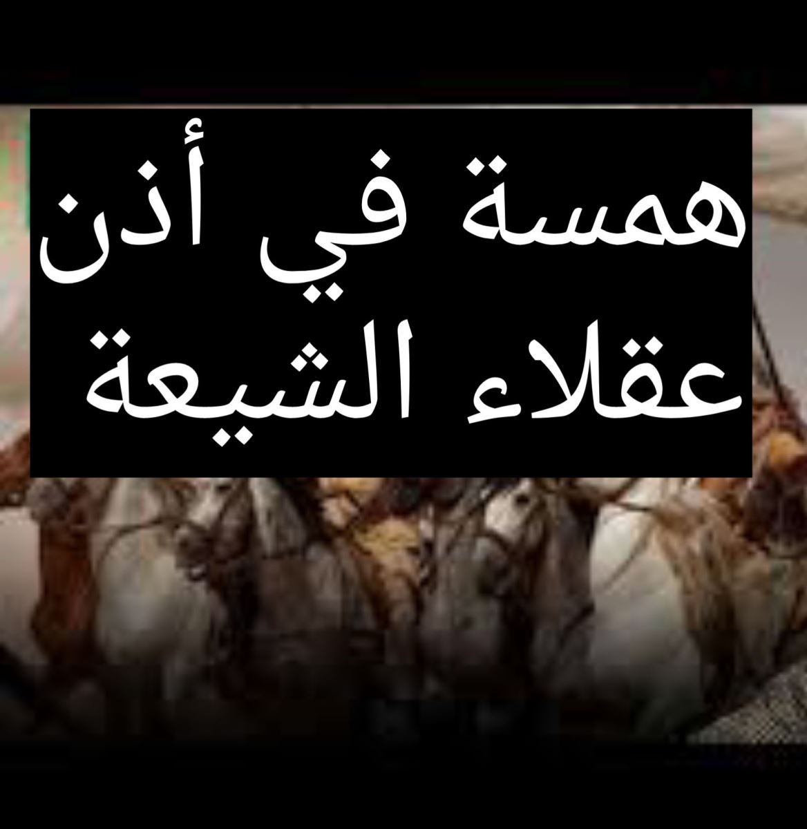 همسة في أذن عقلاء الشيعة