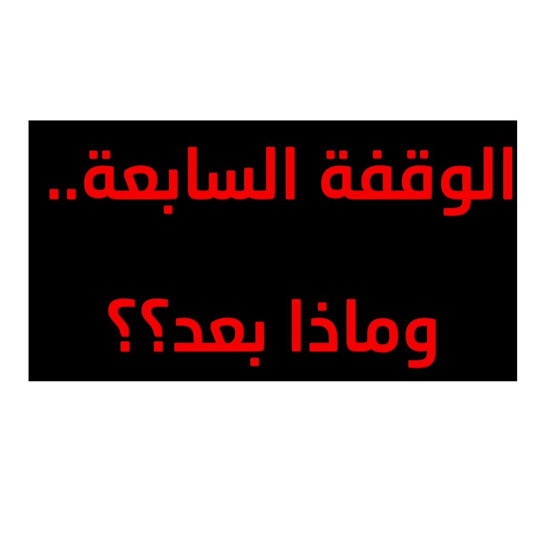 الوقفة السابعة.. وماذا بعد؟؟